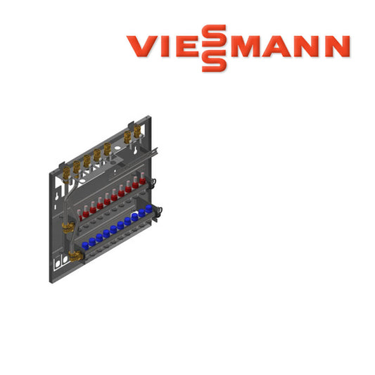Viessmann Heizkreisverteiler Fußbodenheizung Therm T/Kombi, für 6 Heizkreise